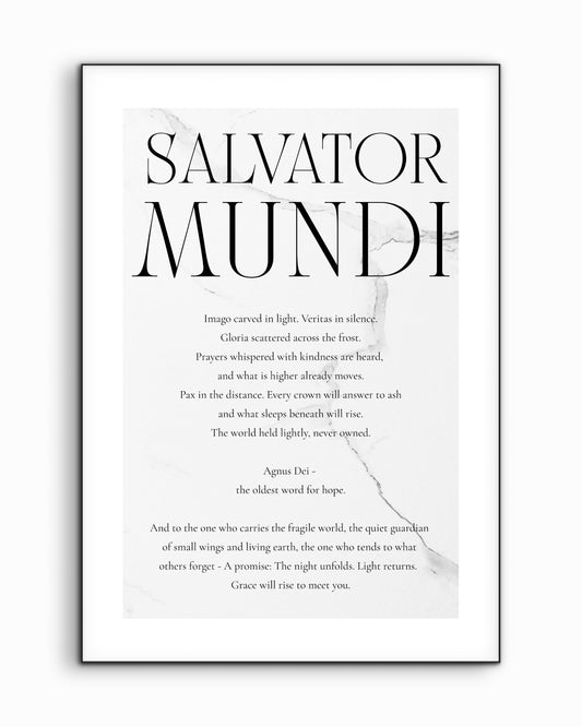 SALVATOR MUNDI